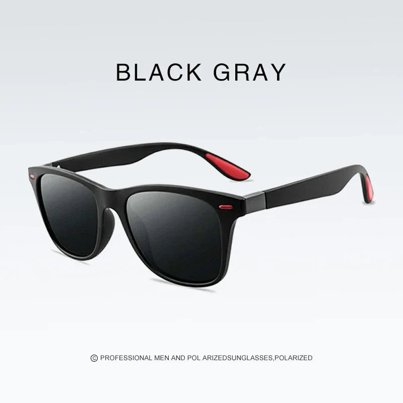 Retro Rectangle Sunglasses UV400 – Vintage Driver Sport Shades for Men & Women
