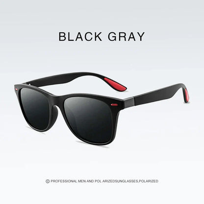 Retro Rectangle Sunglasses UV400 – Vintage Driver Sport Shades for Men & Women