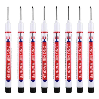 20mm Deep Hole Long Nib Markers Set | Multi-Purpose Perforating Pen for Metal, Wood, and Glass