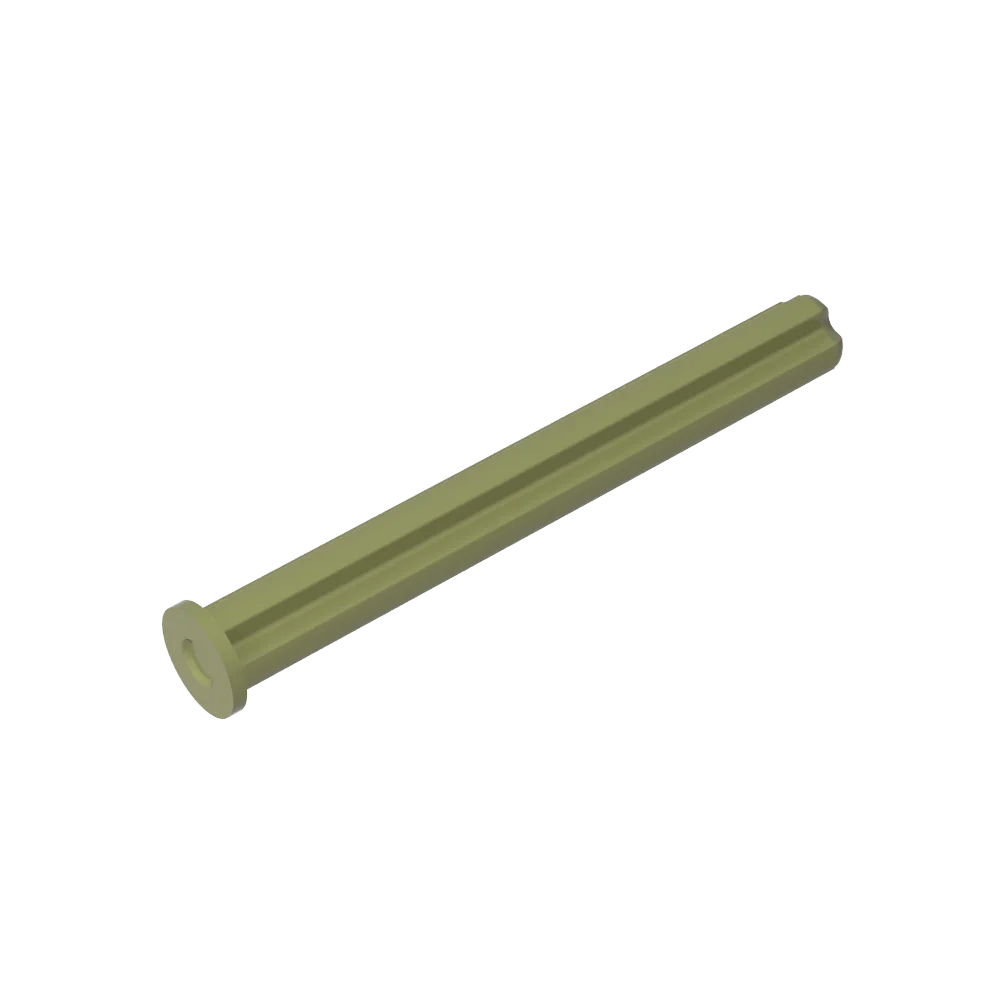 Gobricks GDS-908 Plate 2 x 4 Technical, Axle 5 with Stop | Building Block for MOC and DIY