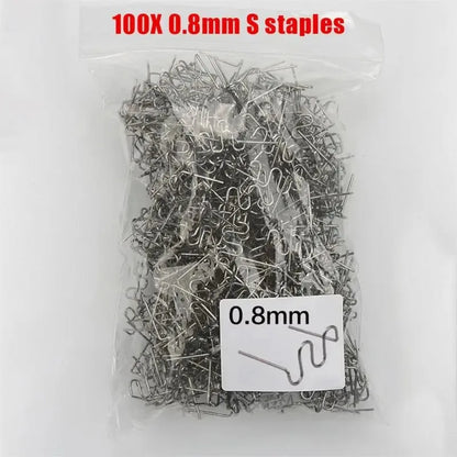 300Pcs Plastic Welder Hot Stapler Standard Pre-cut Corrugated Staples | Bumper Body Repair Welding Tools