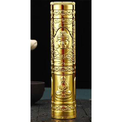 Retro Dragon Metal Cigarette Case Holds 5 Cigarettes Relief Craft Buddha Smoking Box Waterproof Tobacco Accessories for Men