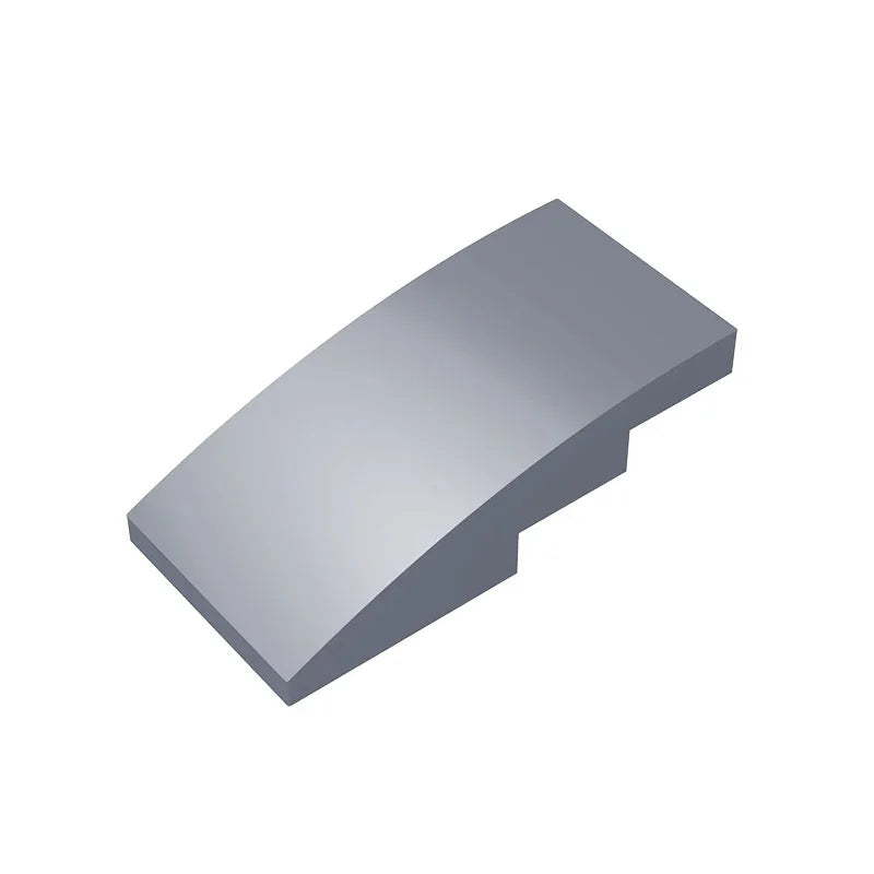 Slope, Curved 4 x 2 Building Block (Gobricks GDS-660) | Compatible with Lego 93606 Parts for DIY