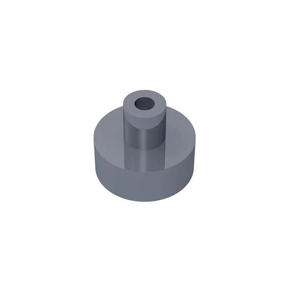 Gobricks Tile Round 1x1 with Bar and Pin Holder | Compatible Building Block