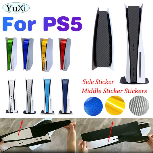 PS5 Middle Side Skin Sticker | Waterproof Decal Cover for PlayStation 5 Disc Console