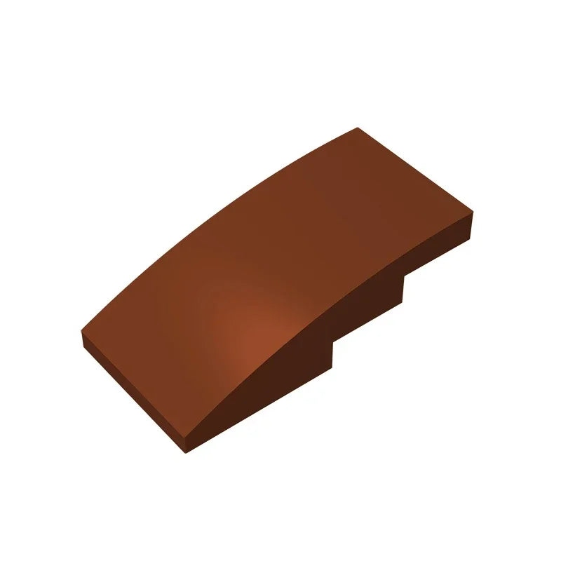 Slope, Curved 4 x 2 Building Block (Gobricks GDS-660) | Compatible with Lego 93606 Parts for DIY