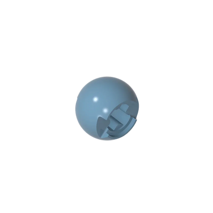 Gobricks GDS-1056 Technical Ball Joint with Through Axle Hole | Compatible Building Block Piece