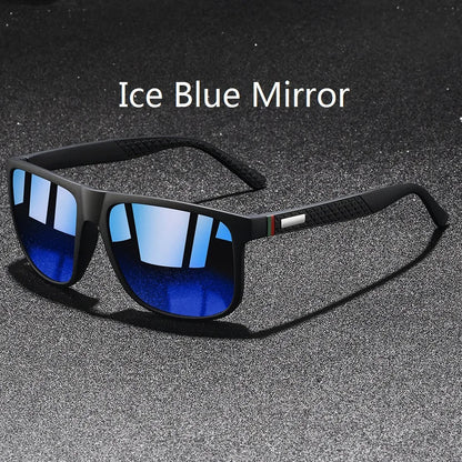 Colorful Striped Classic Sunglasses for Men & Women – UV400 Mirror Lens Driving & Travel