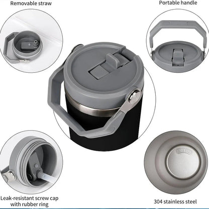 30 Oz Insulated Mug 304 Stainless Steel Drinkware Vacuum Insulation BPA free Tritan Material, Perfect for Iced and Hot Drinks