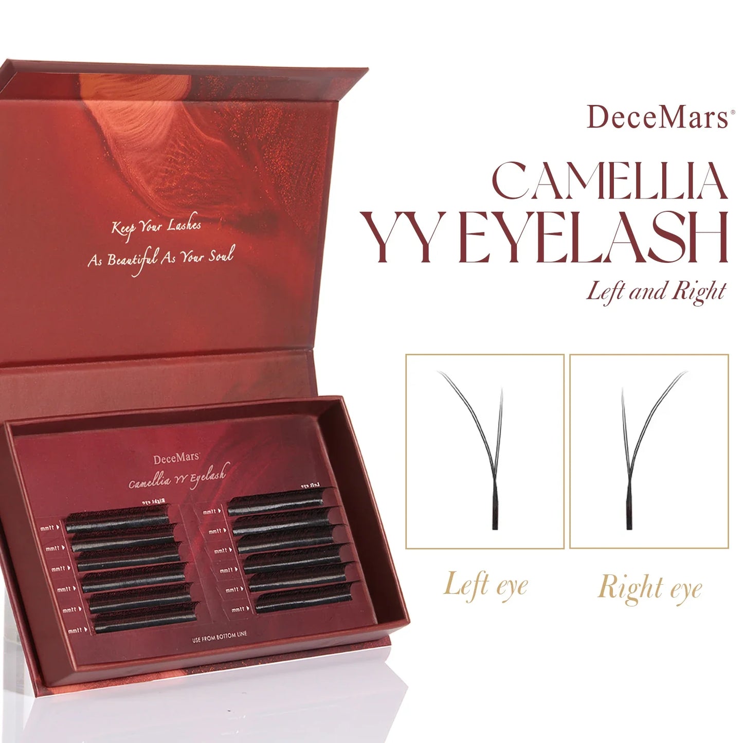 DeceMars Camellia YY Eyelash Extensions | 3D to 6D Flying Eyelash Kit