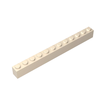 Gobricks GDS-538 Brick 1 x 12 | Compatible Building Block Pieces for DIY Construction