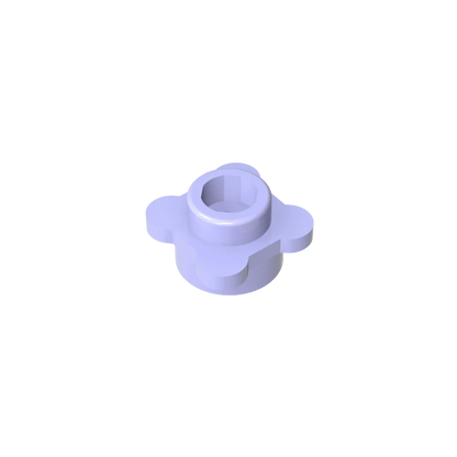 Gobricks GDS-839 Plate Round 1x1 with Flower Edge | Compatible with Lego 33291 28573
