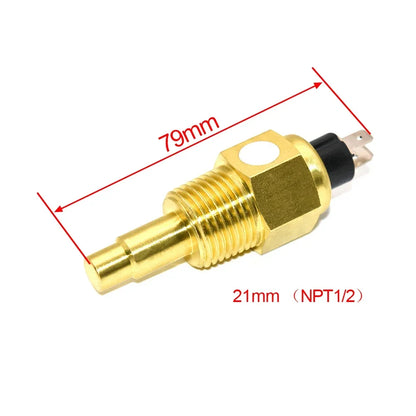 14MM 16MM 17MM 21MM Water Temperature Sensor 1/4NPT 3/8NPT 1/2NPT Vdo Temperature Sensor Vdo Meter for Car Auto Truck Boat