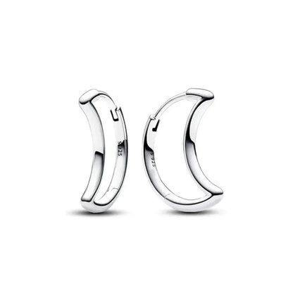 925 Sterling Silver Snowflake Heart Earrings | Fine Stud Earrings for Women