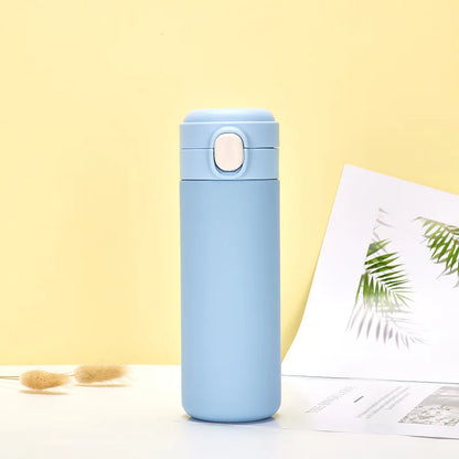 420ml Stainless Steel Vacuum Water Bottle | Leak Proof Thermos with Bounce Cap