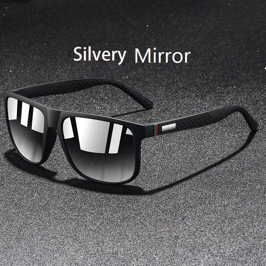 Colorful Striped Classic Sunglasses for Men & Women – UV400 Mirror Lens Driving & Travel