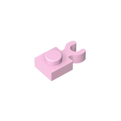 Gobrick GDS-814 PLATE 1X1 W. HOLDER | Building Block for DIY Creations