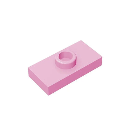 Gobricks PLATE 1X2 W. 1 KNOB | Modified Building Block Compatible with Lego 15573