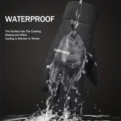 Winter Touchscreen Windproof Gloves - Cold-Proof Unisex Cycling, Running, Hiking & Ski Gloves