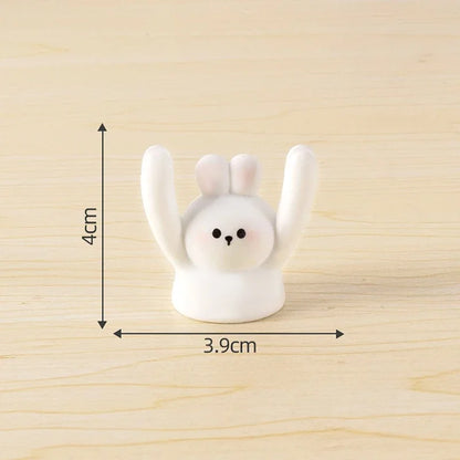 Cute Cartoon Animal Design Message Holder Clip Photo Stand Card Inspiring Desk Decoration Accessories Crafts Small Ornament