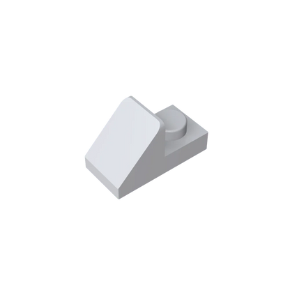 Gobricks GDS-832 Slope 45 2x1 with 2/3 Cutout | Compatible Building Block for DIY