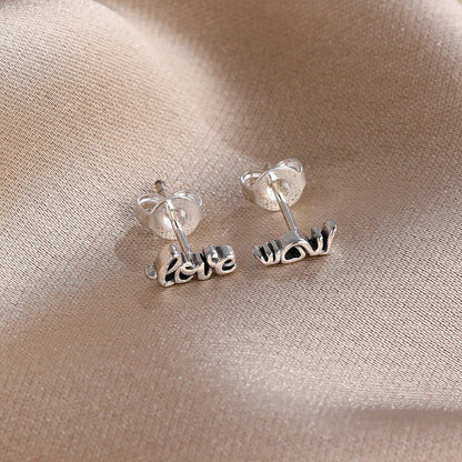 2026 New Fashion Hoop Earrings Set for Women | Ginkgo Leaf Enamel Flower Stud, Cute Crown Heart Zircon Earrings