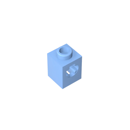 Gobricks GDS-2196 Technical Brick 1 x 1 with Axle Hole | Building Block for Lego