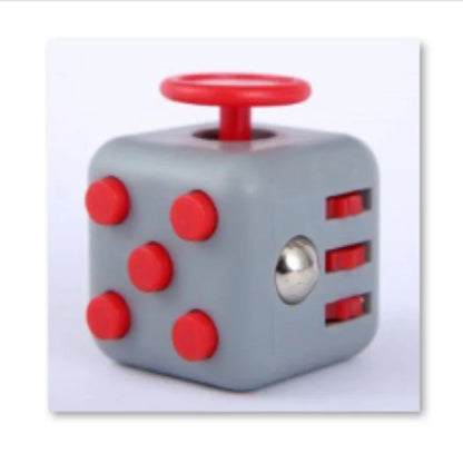 Solid Color Fidget Decompression Dice | Infinite Rubik Cube for Stress and Anxiety Relief