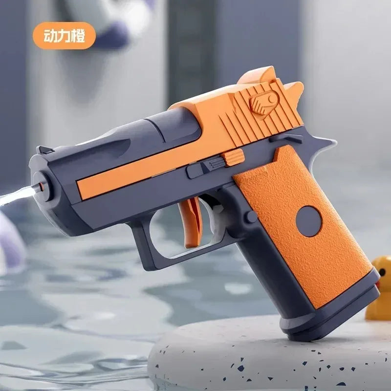 Mini Desert Eagle Water Gun | Continuous Firing Outdoor Water Pistol for Kids, Summer Beach Toy