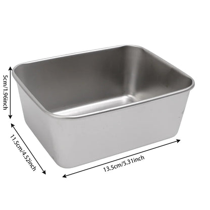 304 Stainless Steel Airtight Food Storage Container | Lunch Bento Box with Lid