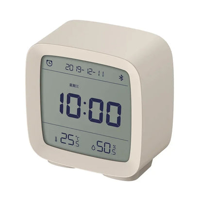 Qingping Bluetooth Digital Thermometer Temperature Humidity Monitoring Night Light Alarm Clock Work With Mijia App 3colors
