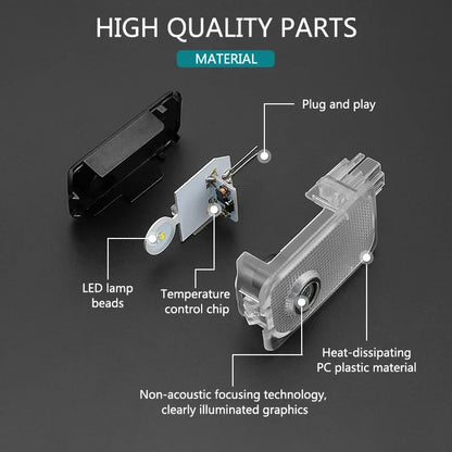 LED Welcome Light Car Door Light Decorative Accessories For Subaru Forester 2013 2014 2015 2016 2017 2018-2021 2022 2023 2024