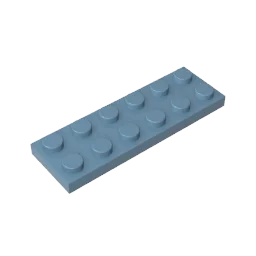 Plate 2 x 6 Building Block | Compatible Building Brick for DIY Creations