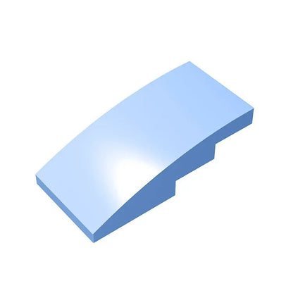 Slope, Curved 4 x 2 Building Block (Gobricks GDS-660) | Compatible with Lego 93606 Parts for DIY