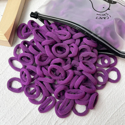 20/50-Pack Kids Elastic Hair Bands, Colorful Girls Scrunchies & Baby Hair Ties