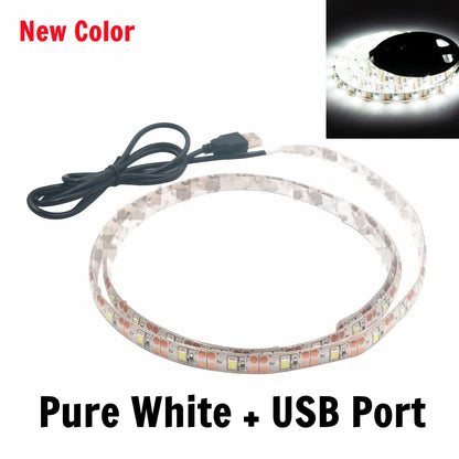5V USB LED Strip Lights | Flexible Home TV Background Lighting