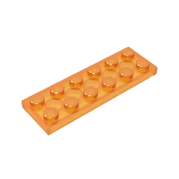 Plate 2 x 6 Building Block | Compatible Building Brick for DIY Creations