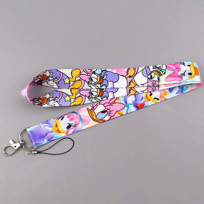 Cartoon Animal Keychain Lanyard | Anti-Lost Rope Strap for Keys