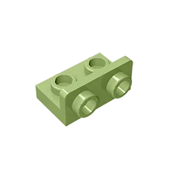Gobricks GDS-643 Bracket 1 x 2 - 1 x 2 Inverted | Compatible Building Block for Lego 99780