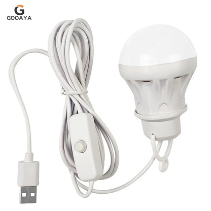 DC5V LED Camp Light Lantern | USB Emergency Hanging Tent Lamp