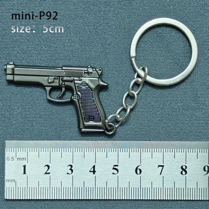 Mini Keychain Pendant 98k Alloy Gun Model | PUBG Battlefield Gift for Men