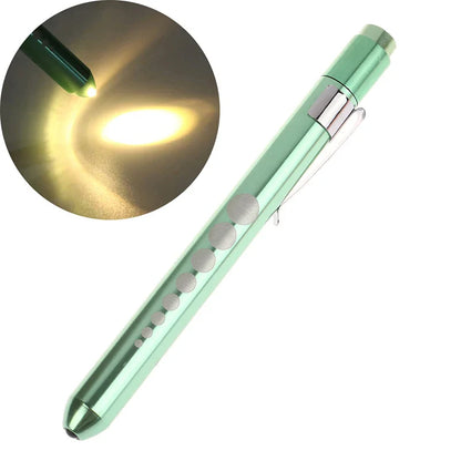 LED Medical Penlight with Pupil Gauge | Reusable Pocket Flashlight for Nurses and Doctors
