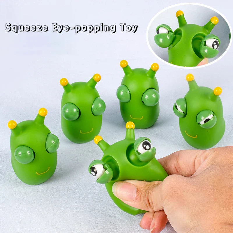 Creative Explosive Eye Popping Caterpillar Toy | Funny Fidget Stress Relief for Kids and Adults