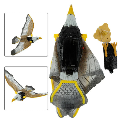 Hanging Falcon Bird Deterrent | Garden Decoy to Repel Birds and Protect Plants