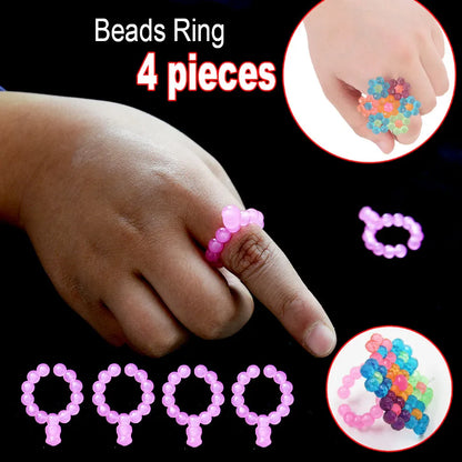 300PCS Water Sticky Beads Refill Pack | 6 Colors 3D Puzzle Toys for Kids