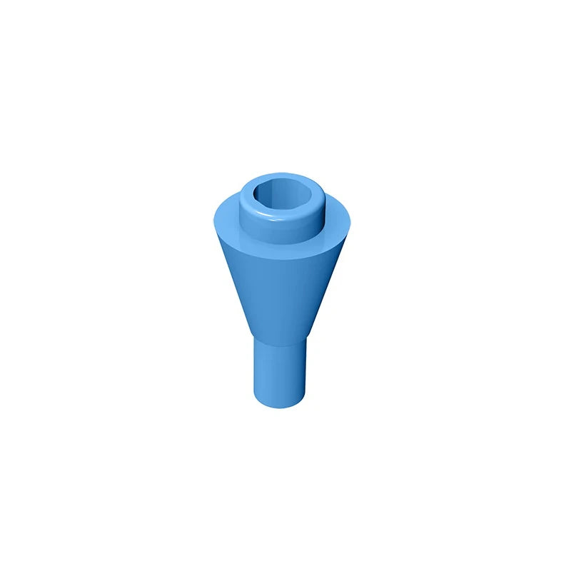 Gobricks GDS-1138 Cone 1 x 1 Inverted with Bar | Building Block for DIY Creations