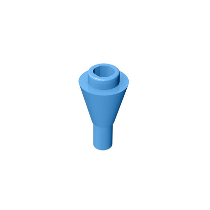 Gobricks GDS-1138 Cone 1 x 1 Inverted with Bar | Building Block for DIY Creations