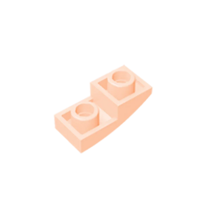 Gobricks GDS-795 Slope, Curved 2 x 1 Inverted | Compatible Building Block for DIY Projects