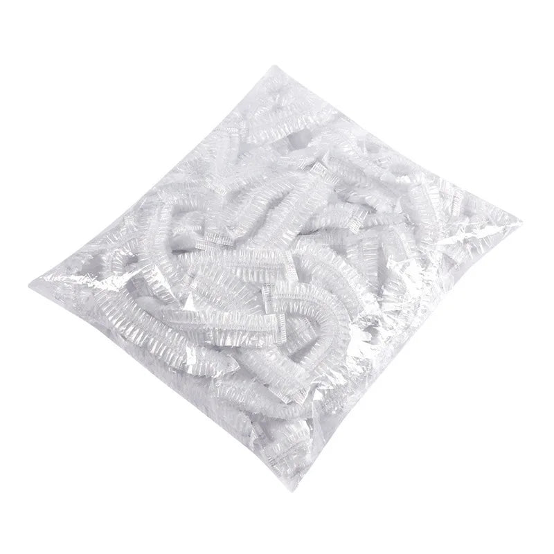 100PCS Disposable Food Cover Plastic Wrap | Kitchen Stretch Film for Bowls and Cups