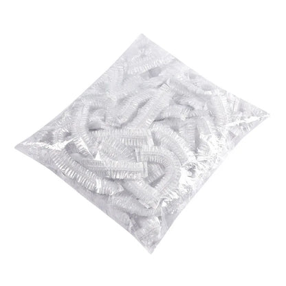 100PCS Disposable Food Cover Plastic Wrap | Kitchen Stretch Film for Bowls and Cups